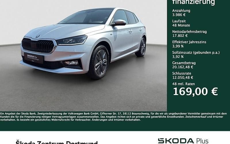 Silber Gebraucht 2024 Skoda Fabia Drive Limousine | 21.788 € (Fairer Preis) - Bild 1/4