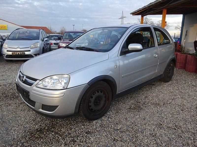 Grau Gebraucht 2006 Opel Corsa Limousine | 1.300 € (Superpreis) - Bild 1/4