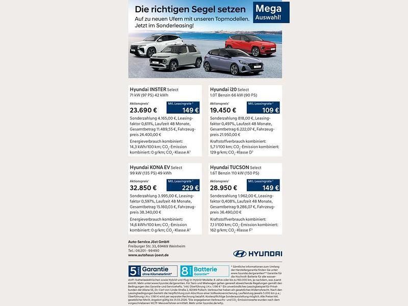 Gebraucht Hyundai Bayon Select 99 PS (72 kW) 2025 Weiss SUV