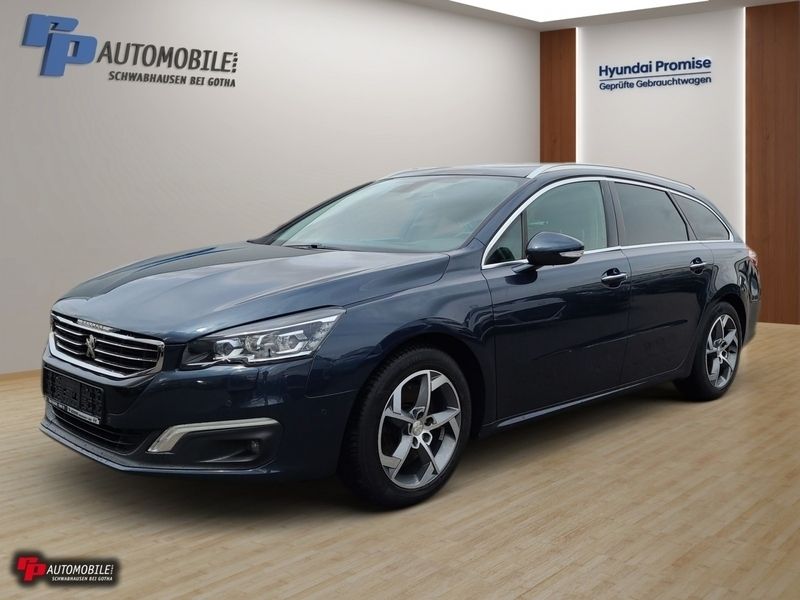 Schwarz Gebraucht 2017 Peugeot 508 Allure Kombi | 16.990 € - Bild 1/4