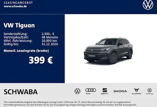 Gebraucht VW Tiguan Goal 193 PS (141 kW) 2025 Grau SUV