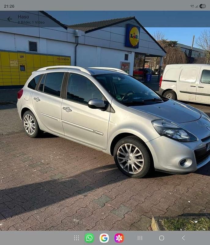 Gebraucht Renault Clio GrandTour Dynamique 103 PS (75 kW) 2011 Silber Kombi