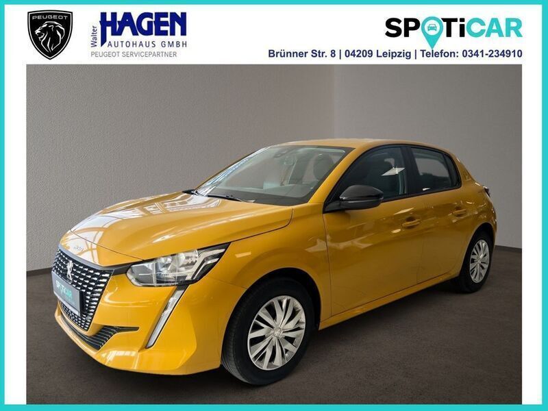 Gelb Gebraucht 2022 Peugeot 208 Active Kleinwagen | 13.490 € (Guter Preis) - Bild 1/4