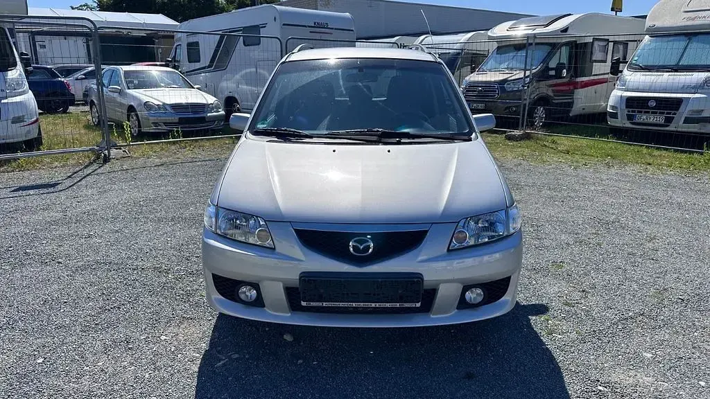 Gebraucht Mazda Premacy Comfort 101 PS (74 kW) 2003 Silber Van / Kleinbus