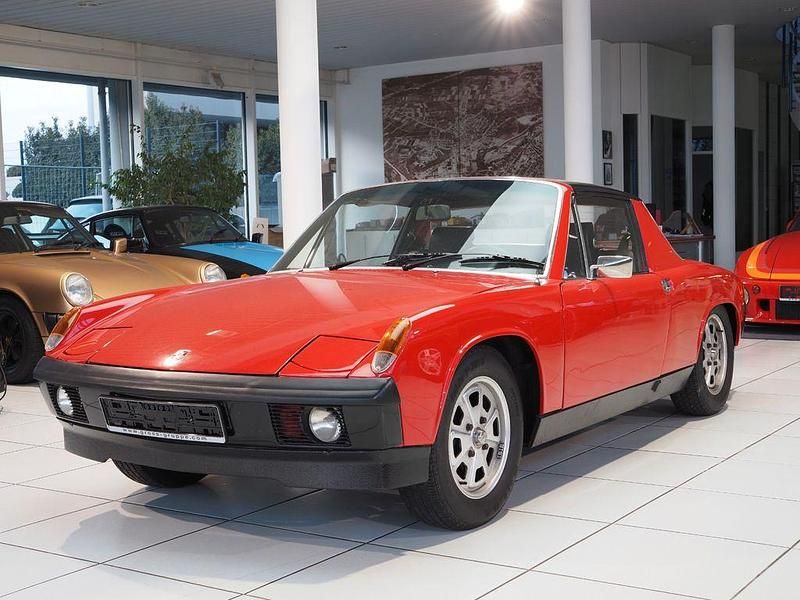 Rot Gebraucht 1973 Porsche 914 Cabrio | 34.990 € - Bild 1/4