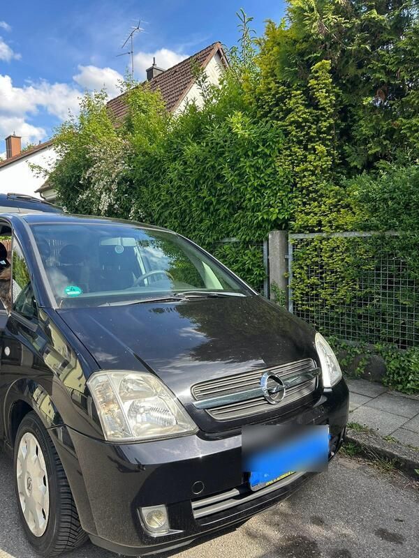 Schwarz Gebraucht 2005 Opel Meriva Van / Kleinbus | 3.800 € (Teuer) - Bild 1/4