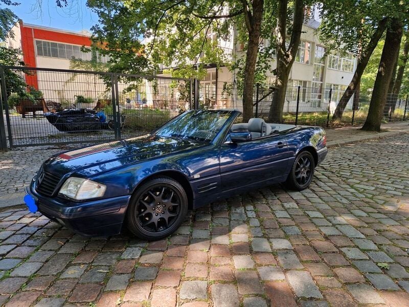 Blau Gebraucht 1997 Mercedes SL280 Cabrio | 6.900 € (Fairer Preis) - Bild 1/4