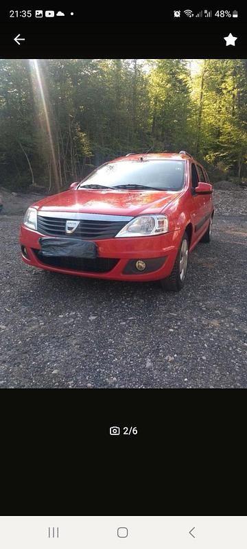 Gebraucht Dacia Logan 105 PS (77 kW) 2011 Rot Kombi