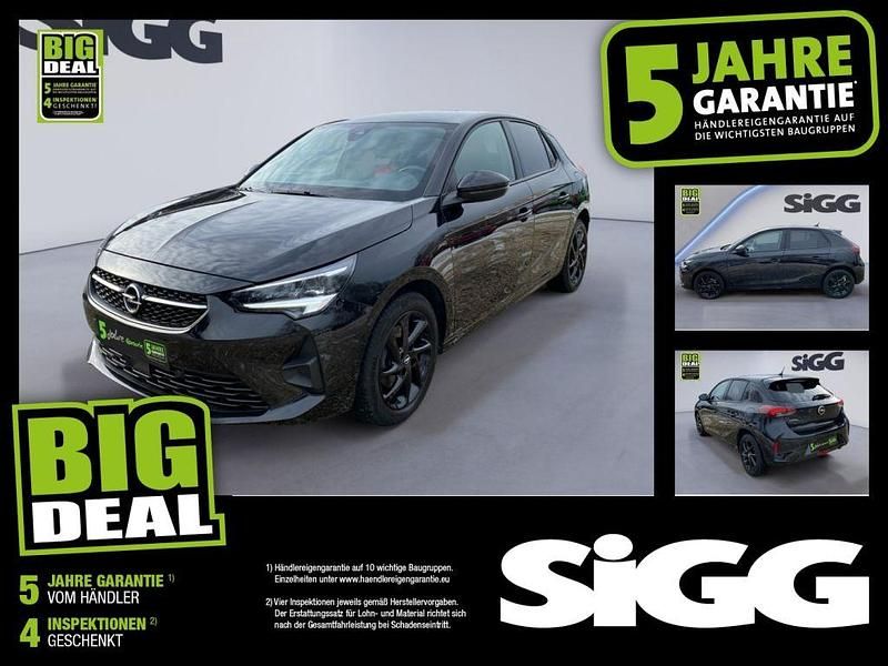 Gebraucht Opel Corsa GS Line 101 PS (74 kW) 2022 Diamant schwarz/karbon schwarz Kleinwagen