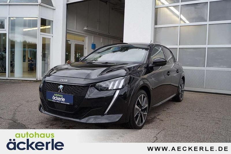 Schwarz Gebraucht 2021 Peugeot e-208 GT Kleinwagen | 17.490 € (Fairer Preis) - Bild 1/4