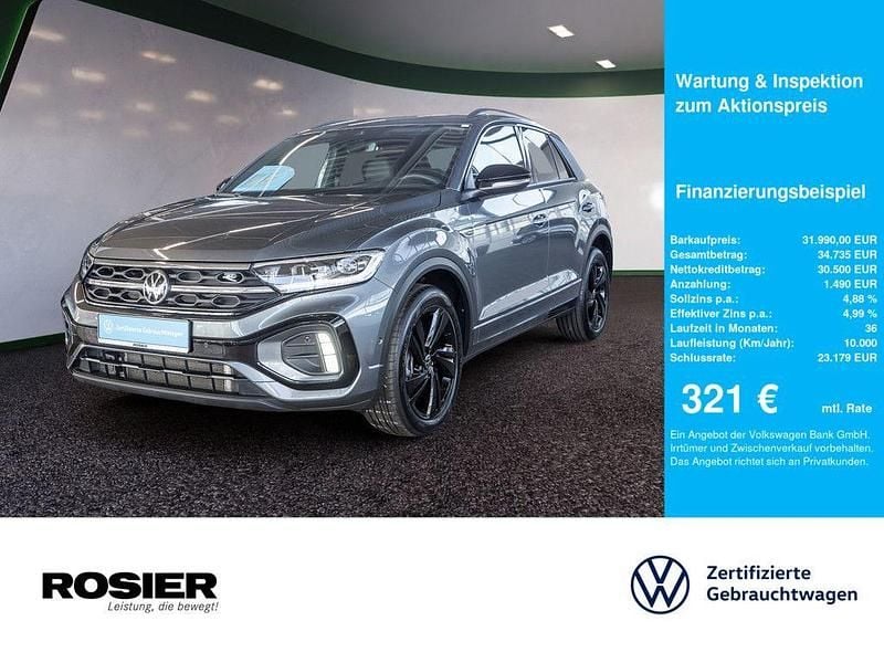 Gebraucht VW T-Roc R-line 150 PS (110 kW) 2025 Grau / indiumgrau SUV