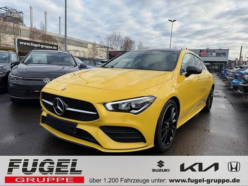 Sonnengelb unilack Gebraucht 2019 Mercedes CLA220 Shooting Brake AMG Kombi | 29.999 € (Fairer Preis) - Bild 1/4