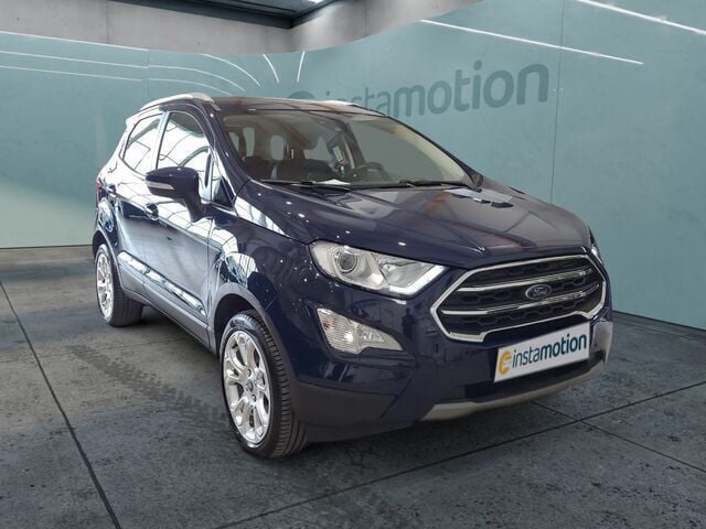 Blau Gebraucht 2021 Ford Ecosport Titanium SUV | 14.480 € (Fairer Preis) - Bild 1/2