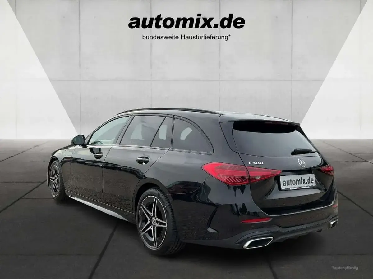 Gebraucht Mercedes C180 AMG line 170 PS (125 kW) 2023 Obsidianschwarz metalliclack Kombi