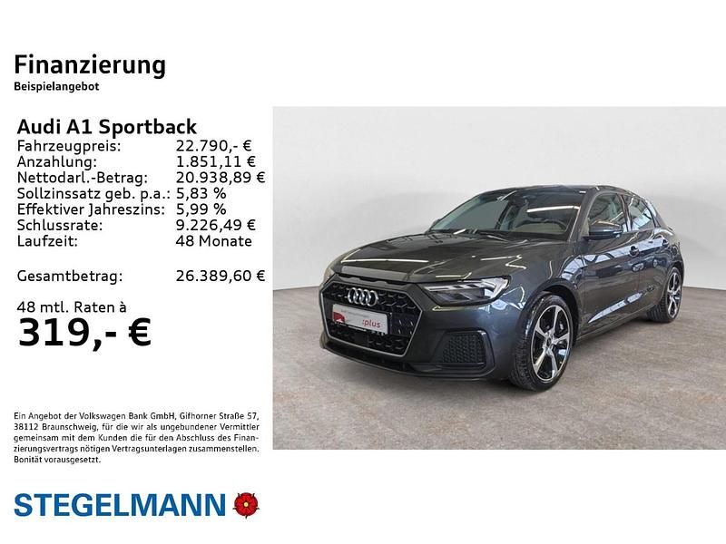Gebraucht Audi A1 Sportback Advanced Plus 110 PS (80 kW) 2023 Grau Kleinwagen