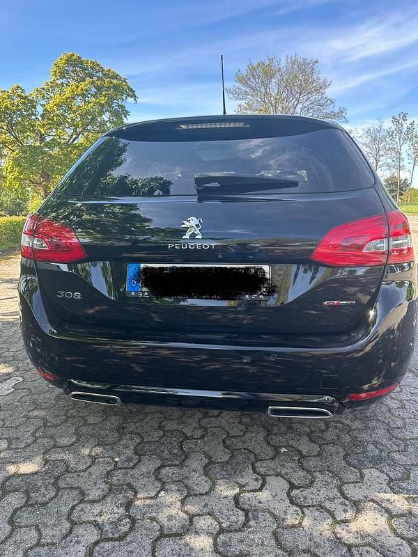 Gebraucht Peugeot 308 SW GT-line 131 PS (96 kW) 2019 Schwarz Kombi