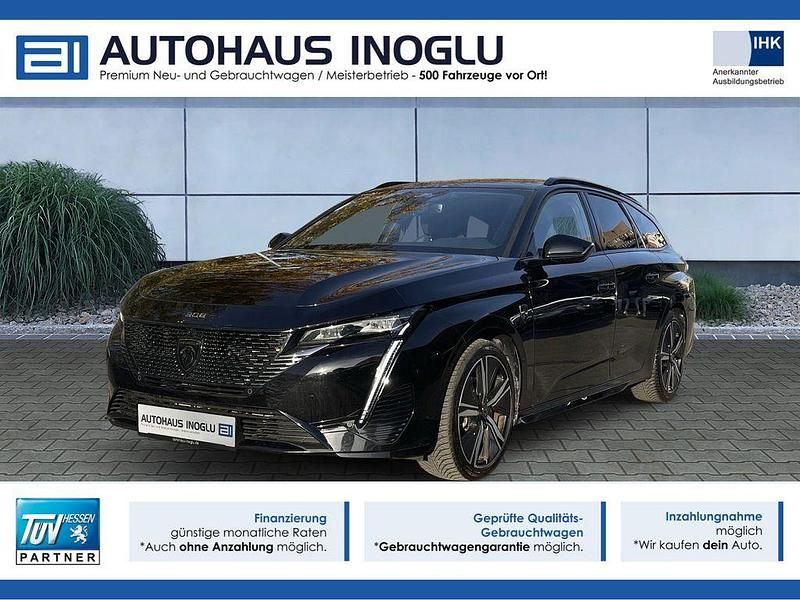 Schwarz perla nera schwarz (metallic) Gebraucht 2024 Peugeot 308 GT Kombi | 23.980 € (Superpreis) - Bild 1/4