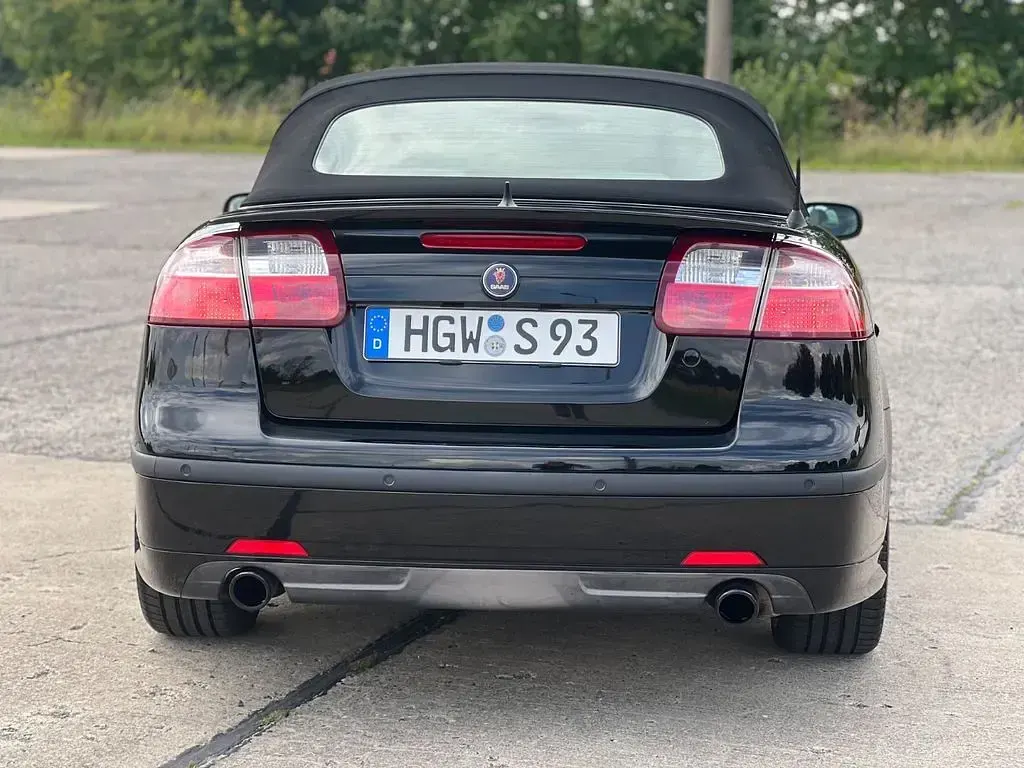 Gebraucht Saab 9-3 Cabriolet Aero 250 PS (183 kW) 2007 Schwarz Cabrio