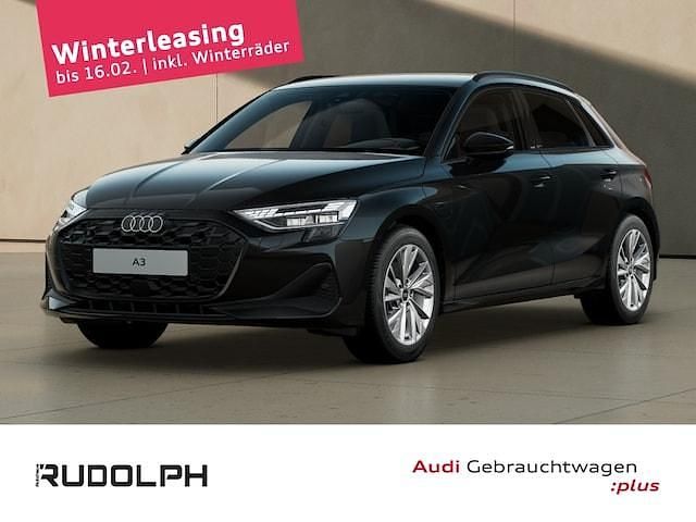 Mythosschwarz metallic Gebraucht 2025 Audi A3 Sportback e-tron Ambiente Kleinwagen | 38.630 € - Bild 1/4