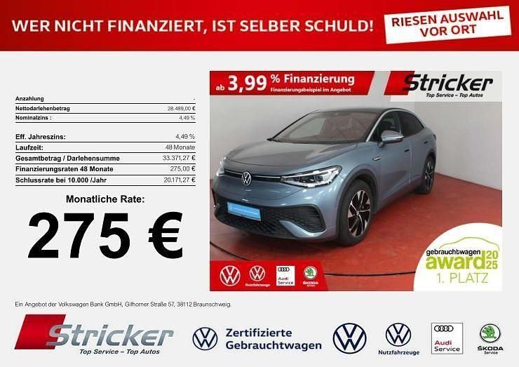 Gebraucht VW ID.5 Pro Performance 150 kW (204 PS) 2022 Stonewashed blue metallic (metallic) SUV