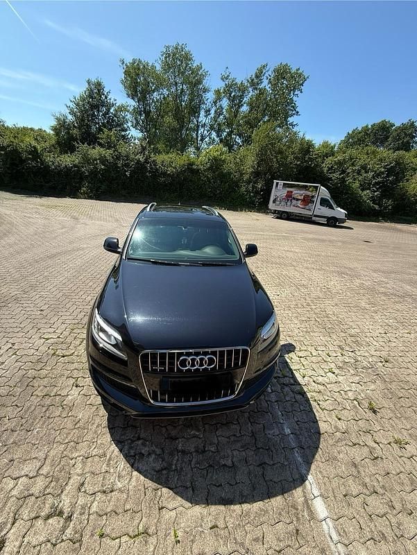 Schwarz Gebraucht 2014 Audi Q7 S-Line SUV | 14.950 € (Superpreis) - Bild 1/4