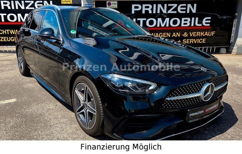 Schwarz Gebraucht 2023 Mercedes C180 AMG Limousine | 32.500 € (Fairer Preis) - Bild 1/4