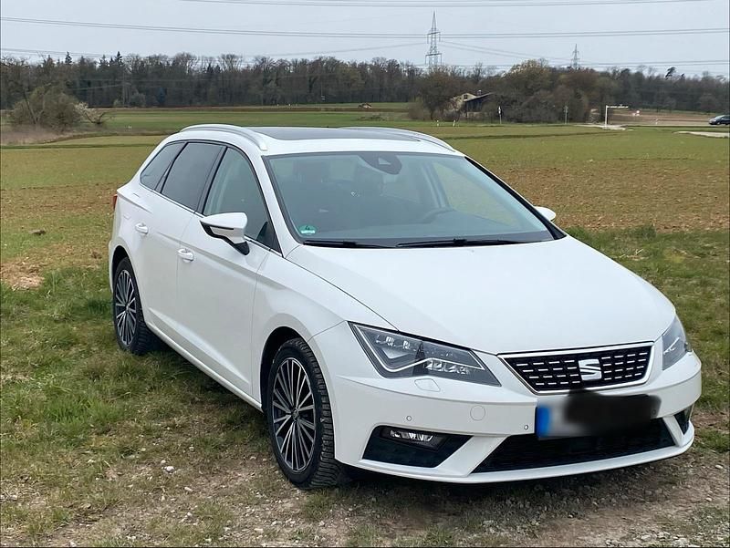 Usata Seat Leon 150 CV (110 kW) 2017 Bianco Station wagon