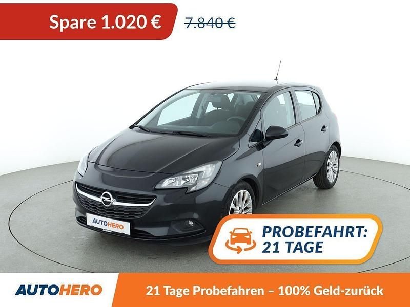 Schwarz Gebraucht 2015 Opel Corsa Njoy Limousine | 6.820 € (Fairer Preis) - Bild 1/3