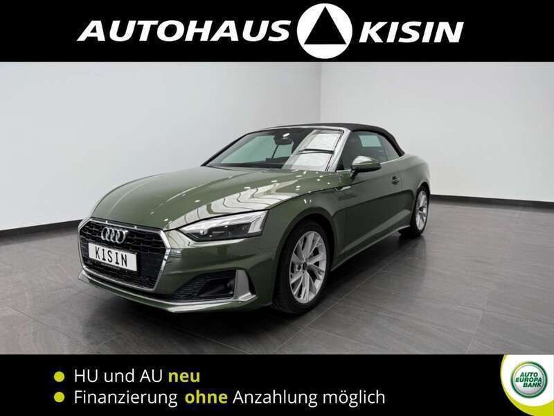 Green metallic Gebraucht 2024 Audi A5 Cabriolet Advanced Plus Cabrio | 42.999 € (Superpreis) - Bild 1/4