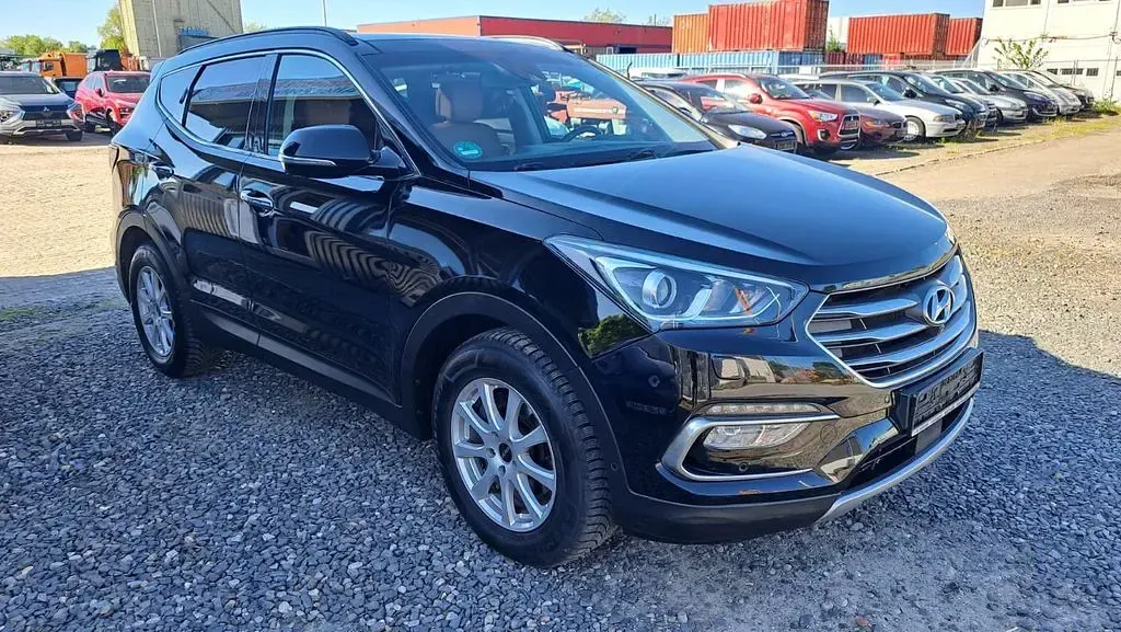 Gebraucht Hyundai Santa Fe Premium 197 PS (144 kW) 2016 Schwarz SUV
