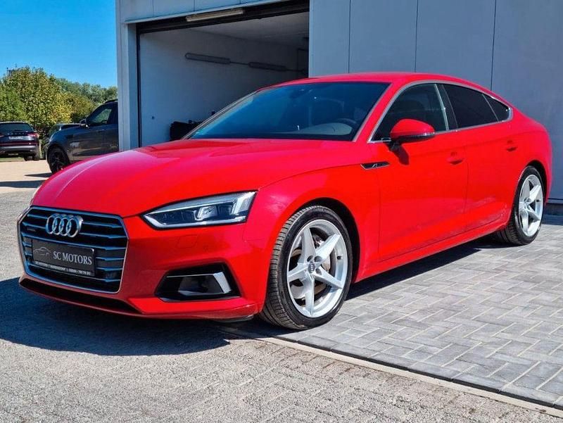 Rot Gebraucht 2017 Audi A5 Sportback Sport Kleinwagen | 18.950 € (Guter Preis) - Bild 1/4