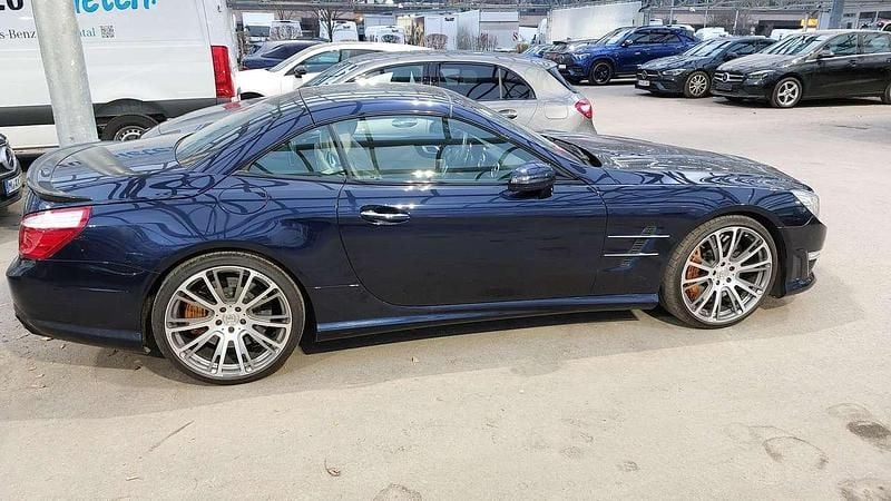 Blau Gebraucht 2012 Mercedes SL63 AMG AMG Cabrio | 74.900 € - Bild 1/4