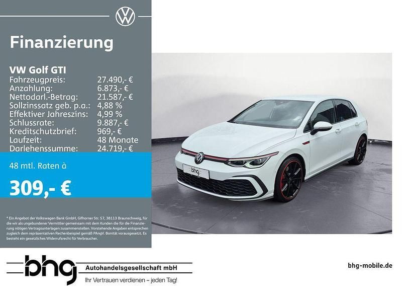 Weiß Gebraucht 2021 VW Golf VIII GTI Limousine | 27.490 € (Fairer Preis) - Bild 1/4