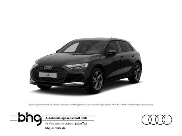 Neu Audi A3 Sportback Advanced Plus 150 PS (110 kW) 2025 Schwarz Kleinwagen