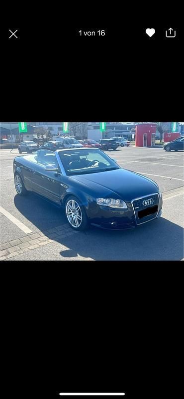 Schwarz Gebraucht 2009 Audi A4 Cabriolet Cabrio | 6.700 € (Fairer Preis) - Bild 1/4