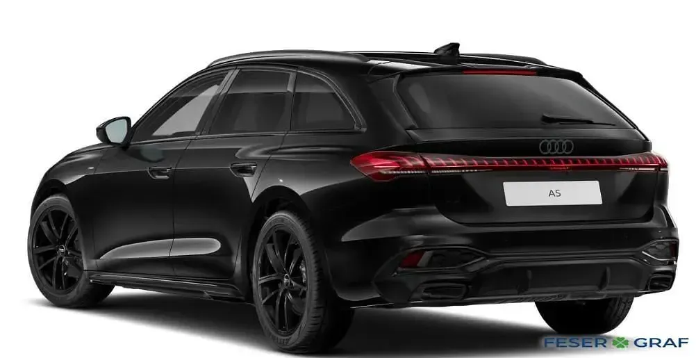 Gebraucht Audi A5 S-Line 150 PS (110 kW) 2025 Mythosschwarz metallic Kombi