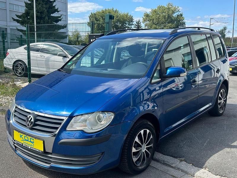 Gebraucht VW Touran Conceptline 140 PS (102 kW) 2007 Biscay blue Van / Kleinbus