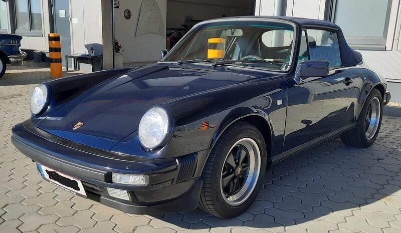 Blau Gebraucht 1987 Porsche 911 Cabrio | 68.500 € - Bild 1/4