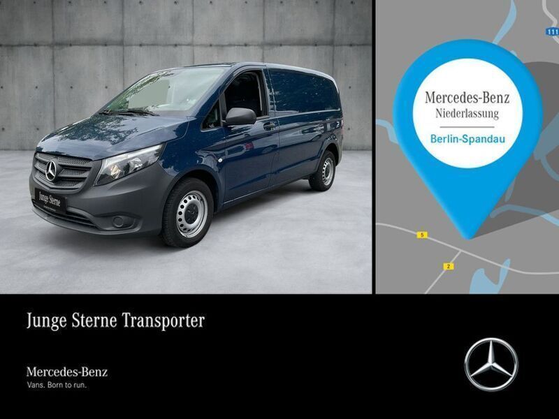 Blau Gebraucht 2021 Mercedes Vito Van / Kleinbus | 22.586 € (Superpreis) - Bild 1/4
