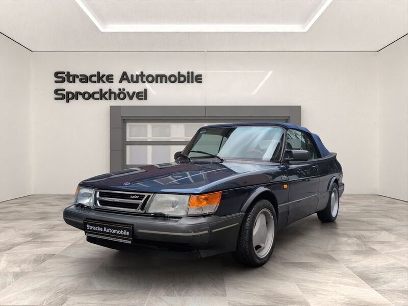 Blau Gebraucht 1993 Saab 900 Cabriolet Cabrio | 15.999 € - Bild 1/4