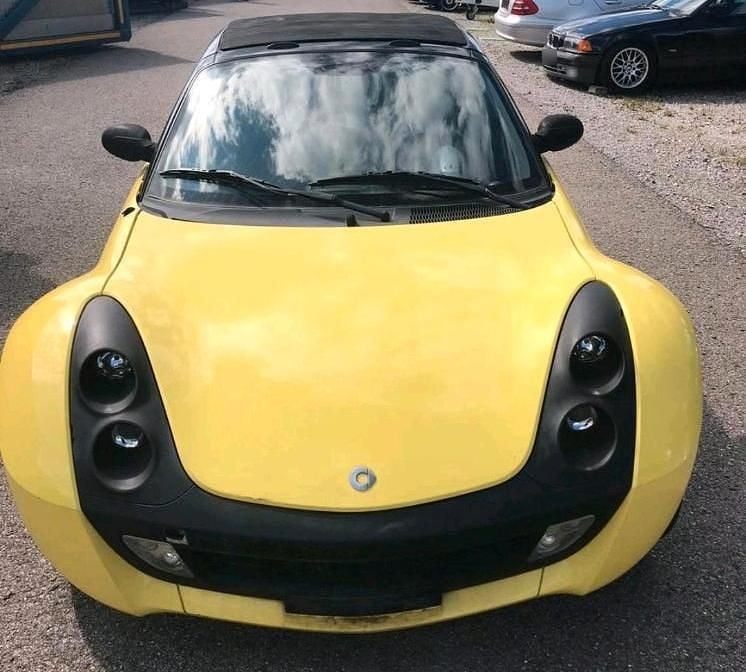 Usata Smart Roadster 61 CV (44 kW) 2003 Giallo Cabrio