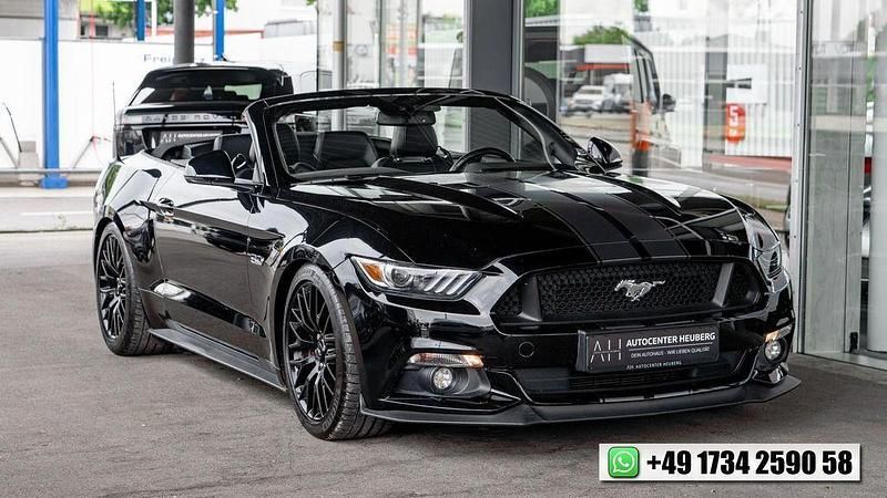 Schwarz Gebraucht 2017 Ford Mustang GT Convertible Cabrio | 41.990 € (Etwas zu teuer) - Bild 1/4