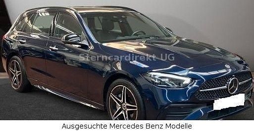 Blau Gebraucht 2022 Mercedes C300e AMG Limousine | 39.200 € (Etwas zu teuer) - Bild 1/4