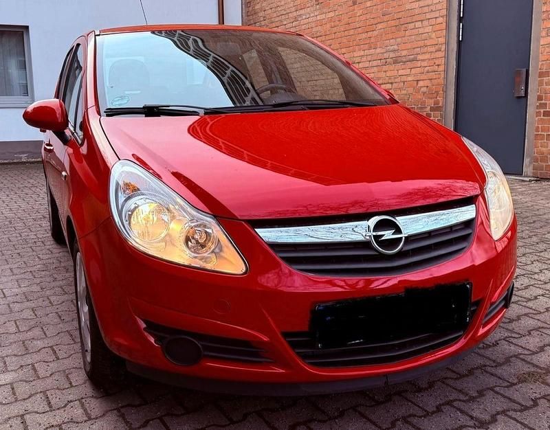 Gebraucht Opel Corsa Edition 90 PS (66 kW) 2008 Rot Kleinwagen