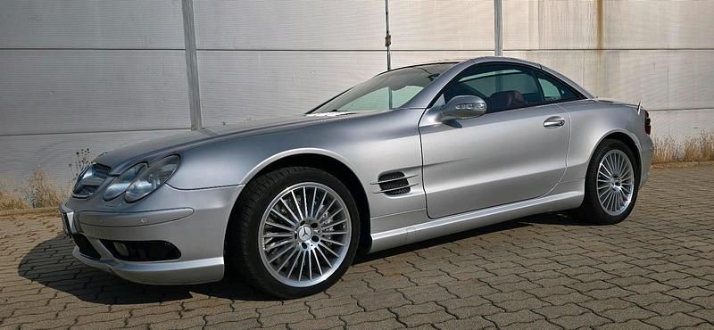 Silber Gebraucht 2003 Mercedes SL55 AMG AMG Cabrio | 23.000 € - Bild 1/4