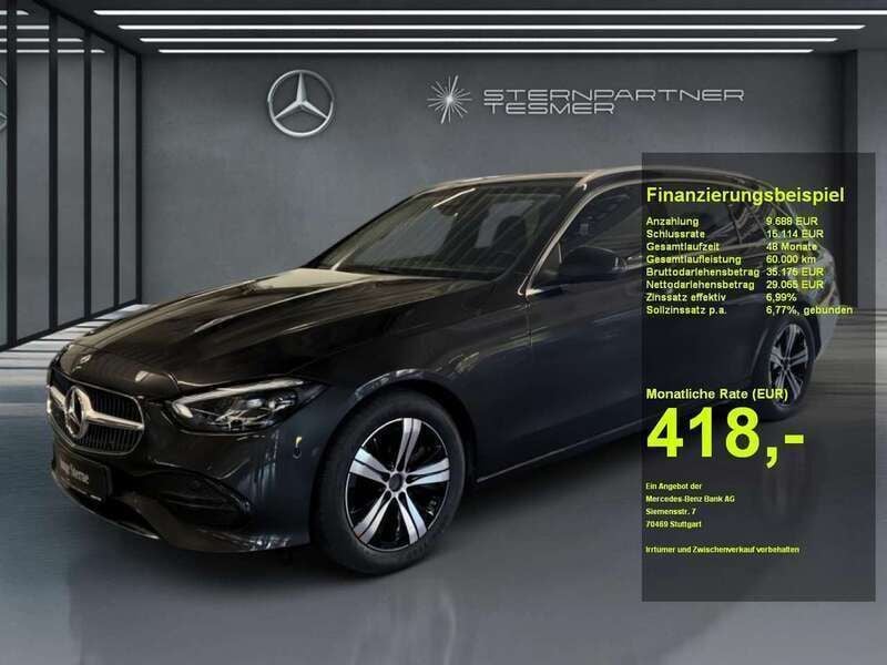 Grau Gebraucht 2024 Mercedes C220 Avantgarde Limousine | 38.400 € (Guter Preis) - Bild 1/4