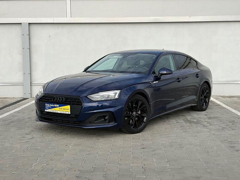 Blau Gebraucht 2021 Audi A5 Sportback Advanced Kleinwagen | 21.000 € - Bild 1/4