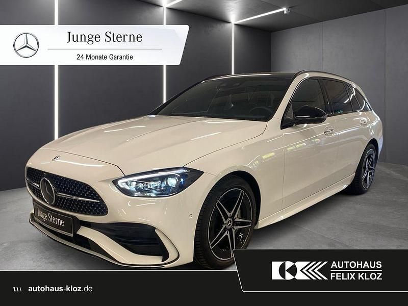 Weiß Gebraucht 2024 Mercedes C300 AMG Limousine | 51.900 € (Teuer) - Bild 1/4