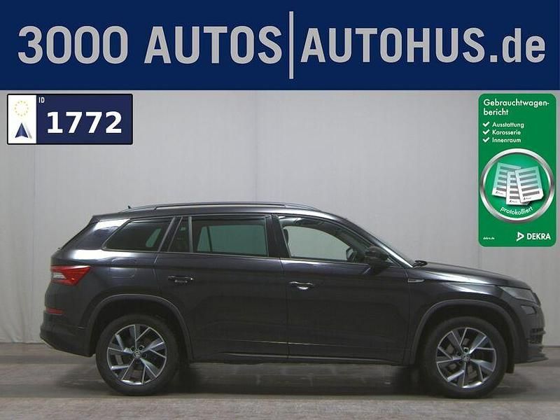 Schwarz Gebraucht 2019 Skoda Kodiaq SportLine SUV | 21.980 € (Guter Preis) - Bild 1/4