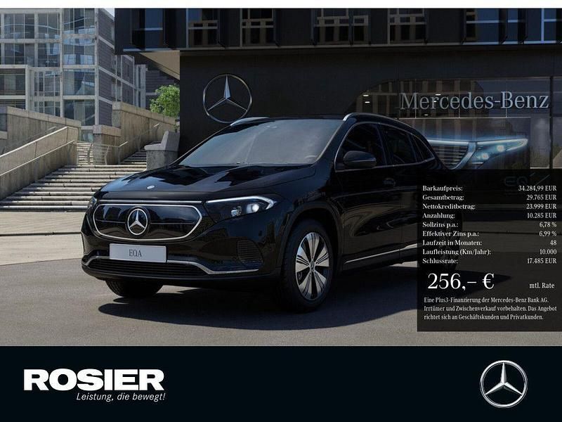 Schwarz / nachtschwarz Gebraucht 2023 Mercedes EQA250 Progressive SUV | 34.285 € (Fairer Preis) - Bild 1/4